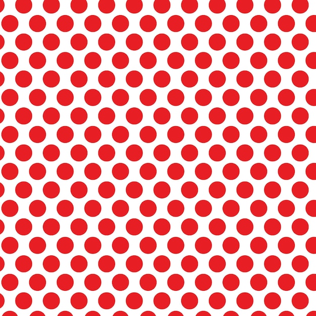 a red polka dot with polka dots on it