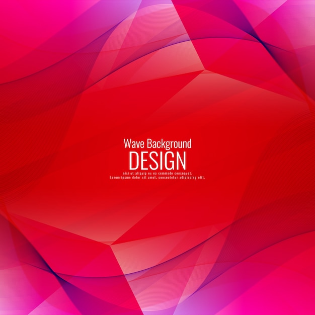 Red and purple background with wavy shapes