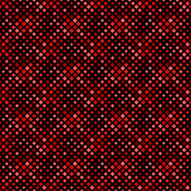 Red seamless abstract diagonal square pattern background