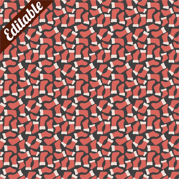 Red Socks Pattern