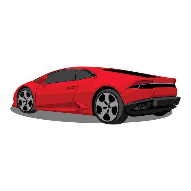 Red Sport Car illustration