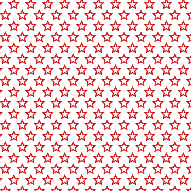 a red star with white stars on a white background