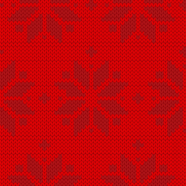 Red sweater pattern