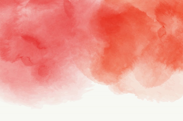 Vector red watercolor abstract background design