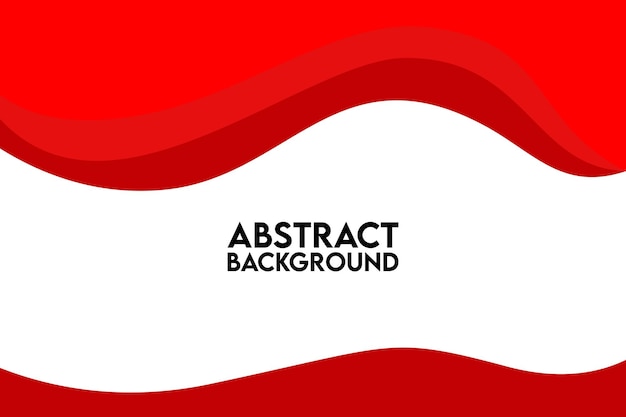 Red and white abstract background