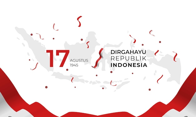 red and white background for august 17 indonesian independence day