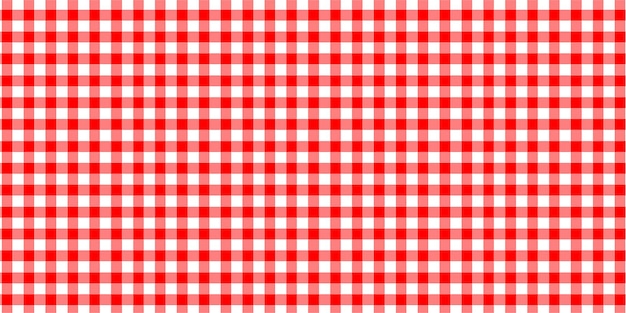 Red and White Checkered Tablecloth