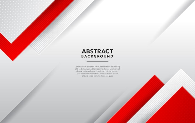 Red white modern abstract background design