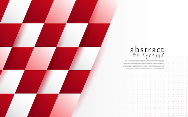 Red white modern abstract background design