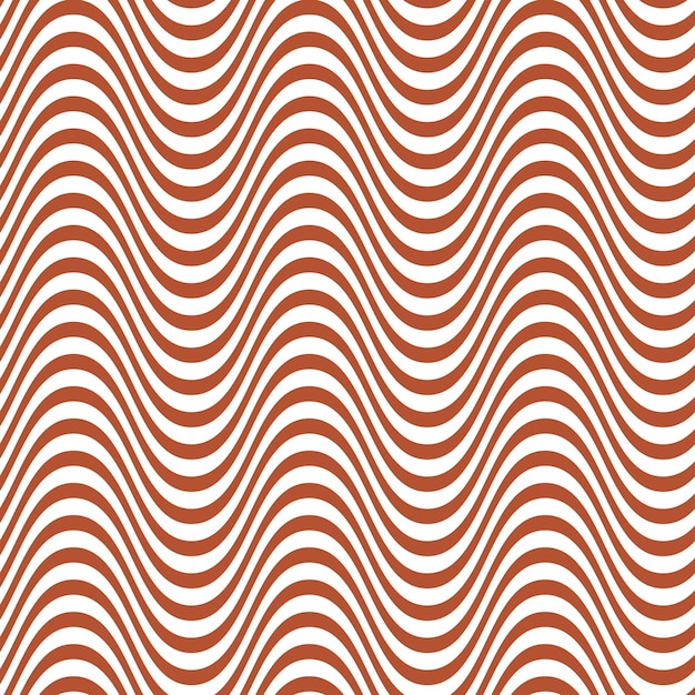 a red and white pattern of waves