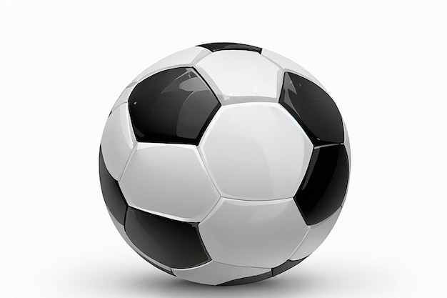 a red and white soccer ball with a white and red soccer ball on it 3d rendering of a soccer ball