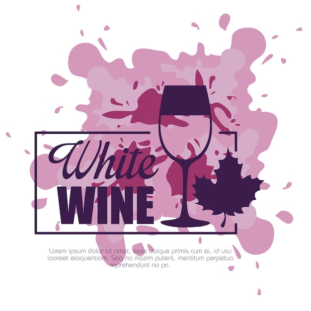 red wine cup label