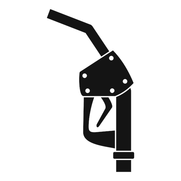 Refill fuel pistol icon Simple illustration of refill fuel pistol vector icon for web design isolated on white background