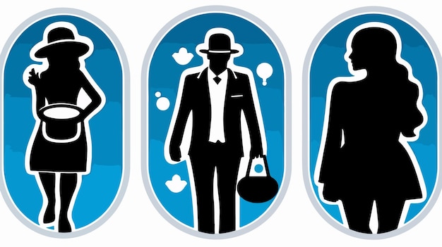 Refreshing Man Under Shower Icon with Bonus Gentleman and Woman Hygiene and Personal Care Concept