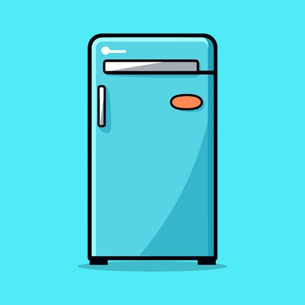 refrigerator vector illustration House fridge freezer refrigerator