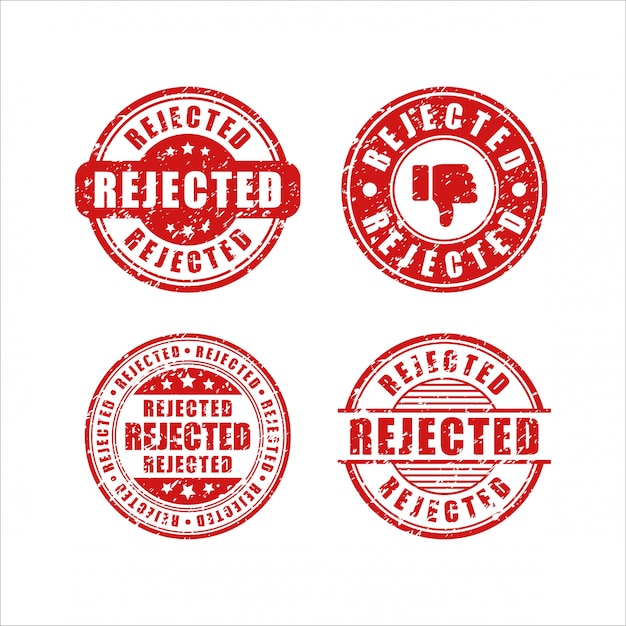 Rejected  design stamps collection