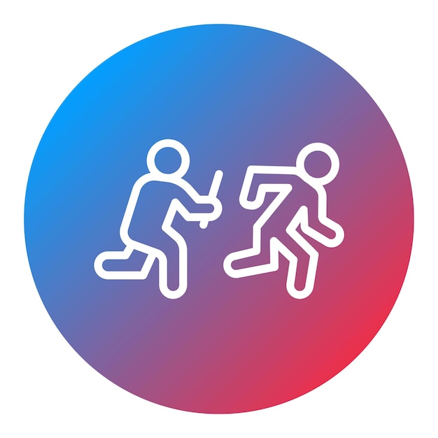 Relay Race icon vector image Can be used for Track and Field