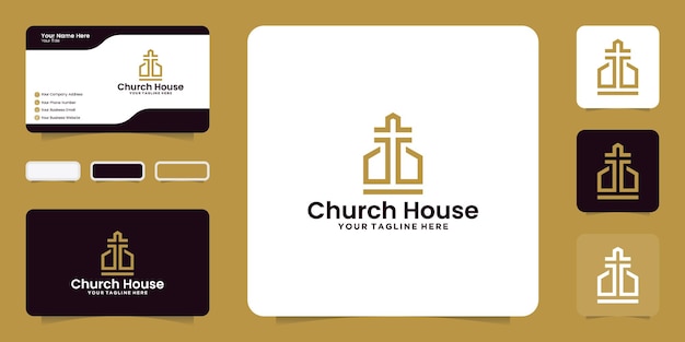 Religious house design inspiration and business card inspiration