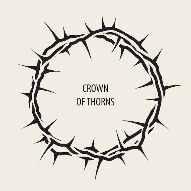 religious poster with crown of thorns