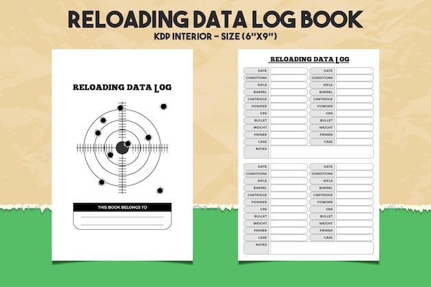 Vector reloading data log book kdp interior