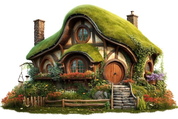 Reminiscent of the quaint architecture capturing the warmth and coziness of Hobbit dwellings