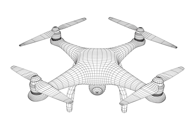 Vector remote control air drone