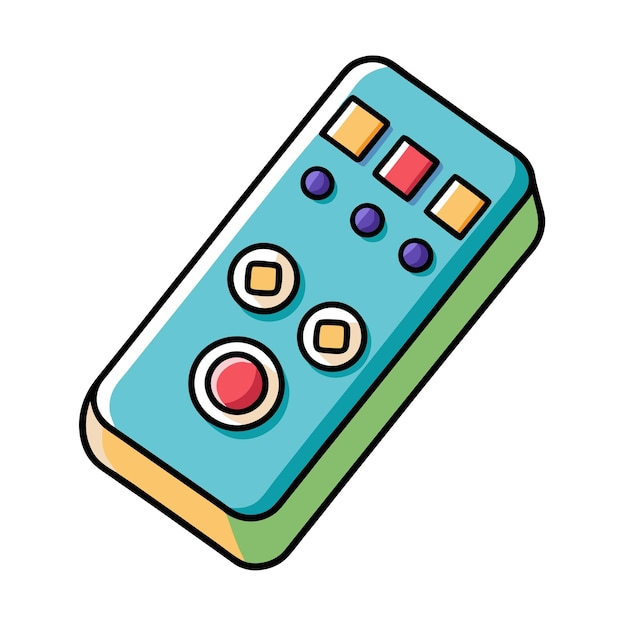 Vector remote control clipart vector art and illustration