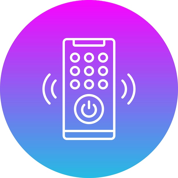 Vector remote control icon