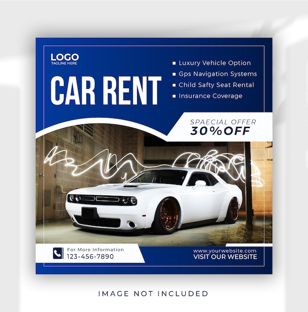 rent a car banner