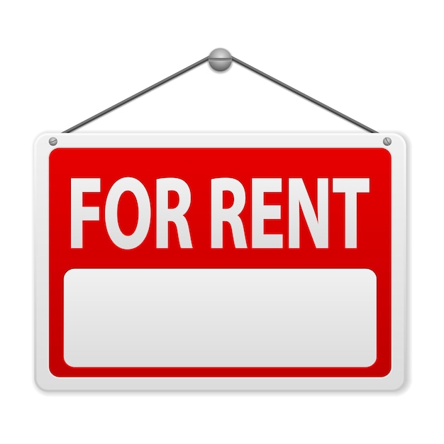 For rent sign board