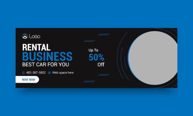 Rental Business Facebook Cover Design