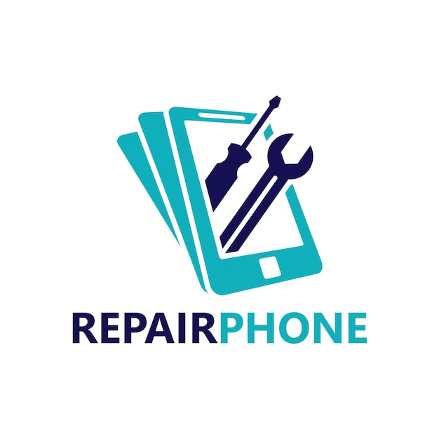 Repair Phone Logo Template Design Vector