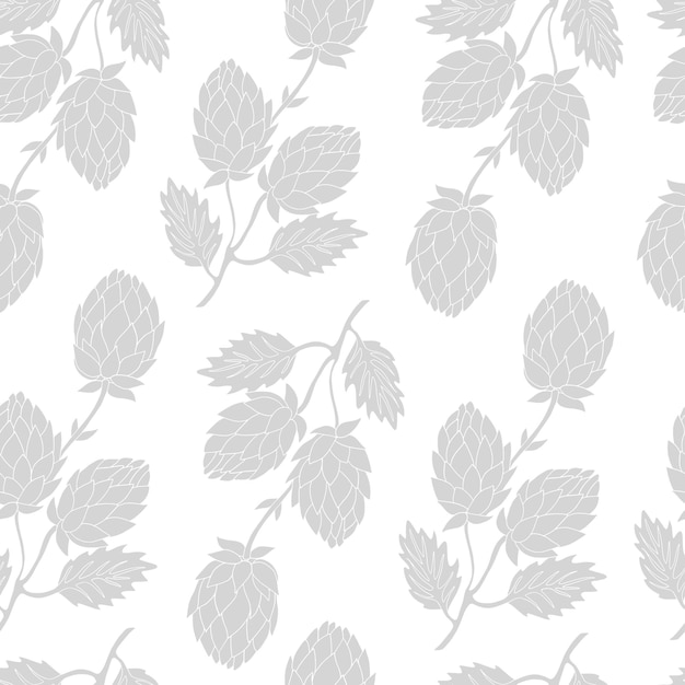 Repeating hops background.