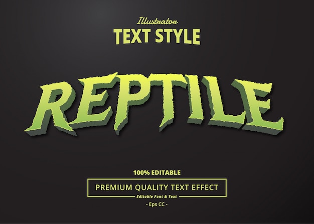 Reptile Text Effect