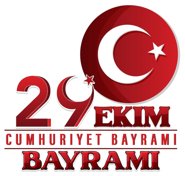 Republic Day of Turkey poster design