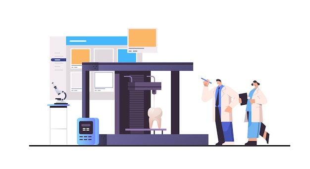 Researchers prints tooth model on 3d bio printer medical printing of human transplantation organ biological engineering