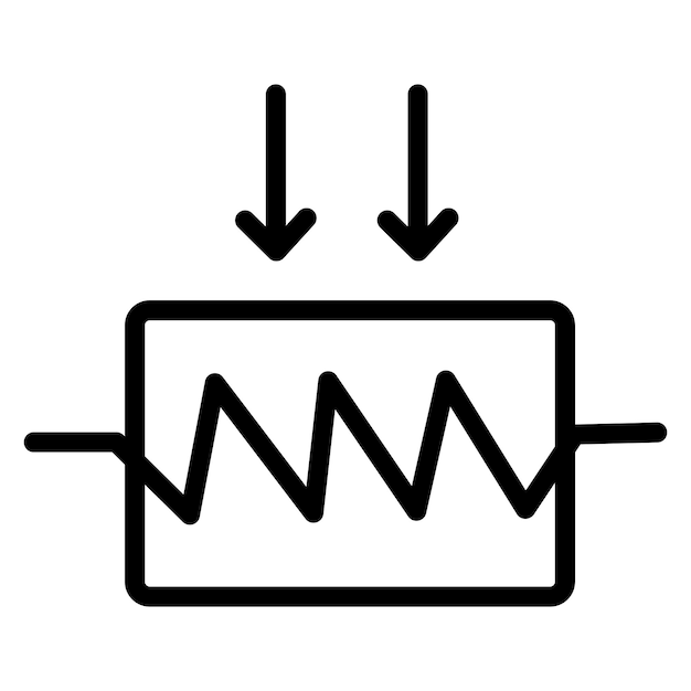 Vector resister vector illustration