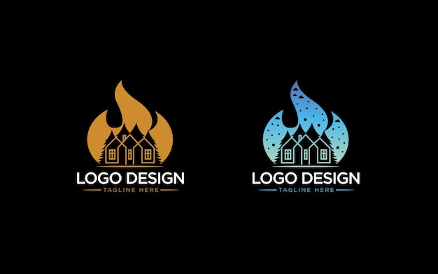 Resort Hotels Creative Logo design