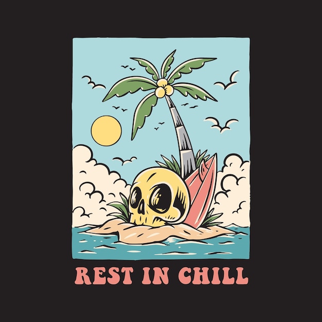 rest in chill illustration