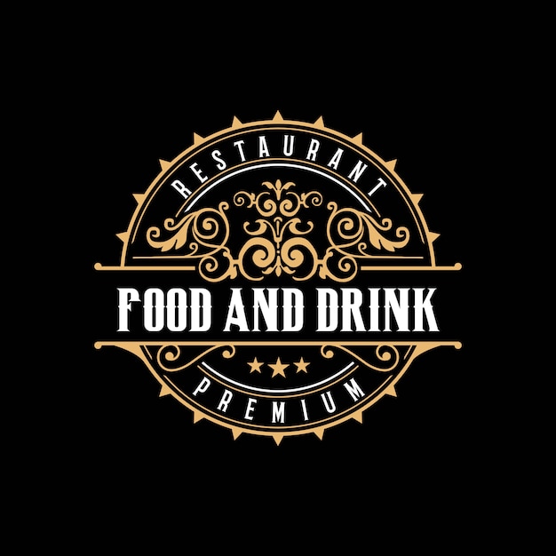 Restaurant food and drink badge