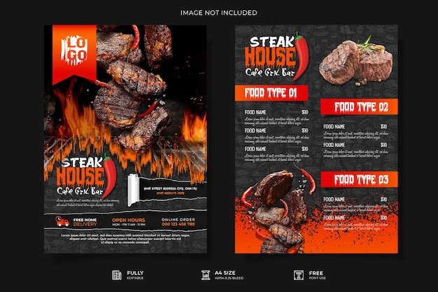 Restaurant Food Menu Design