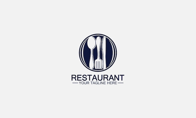 Vector restaurant logo design vector template