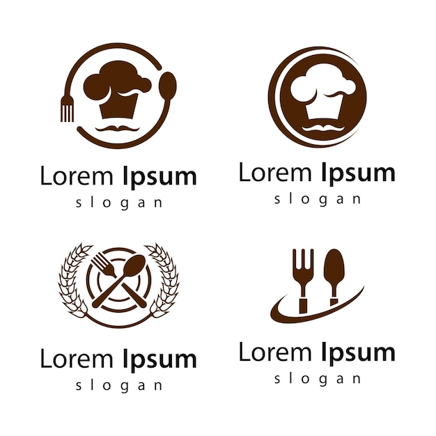 Restaurant logo images illustration design