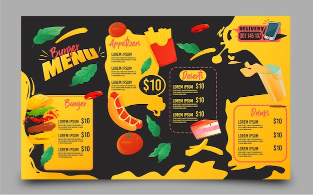 RESTAURANT MENU TEMPLATE