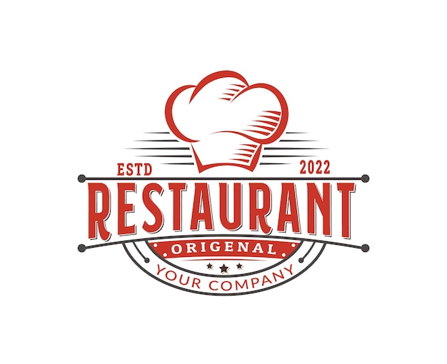 restaurant retro vintage logo