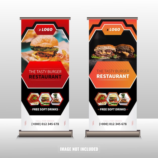 Restaurant Roll up Banner