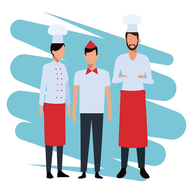 Restaurant teamwork avatar