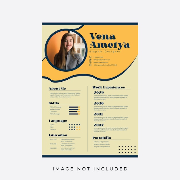 Resume and CV Template Design Post