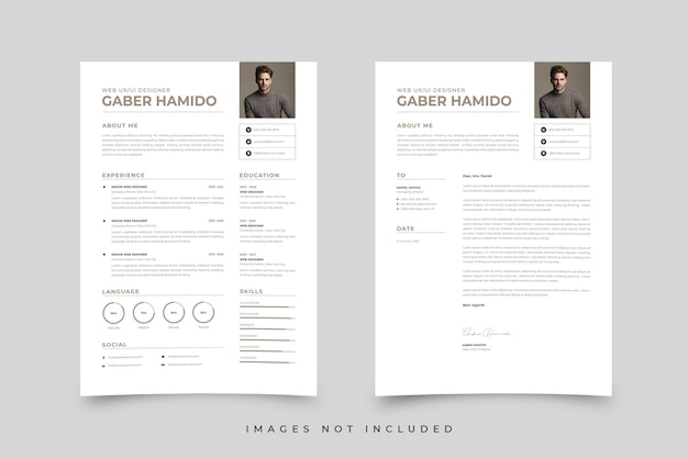 Resume and Letterhead Template