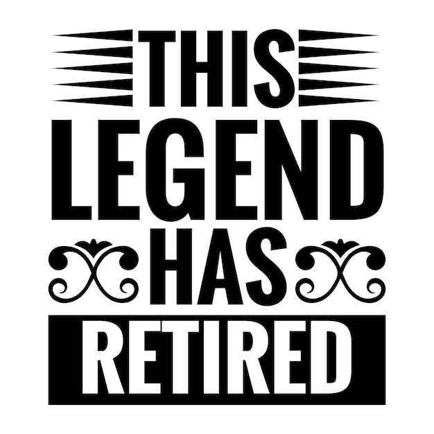 Retirement SVG Design